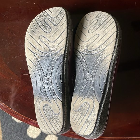 Flexus by Spring Step Casual Slip On Mule Clog Shoe Womens Size 39 Burgundy US 8 - Picture 6 of 9